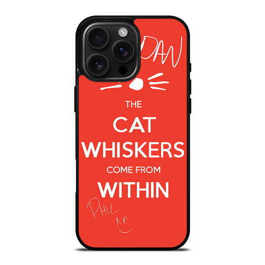 DAN AND PHIL THE WHISKERS 1 iPhone Case Cover