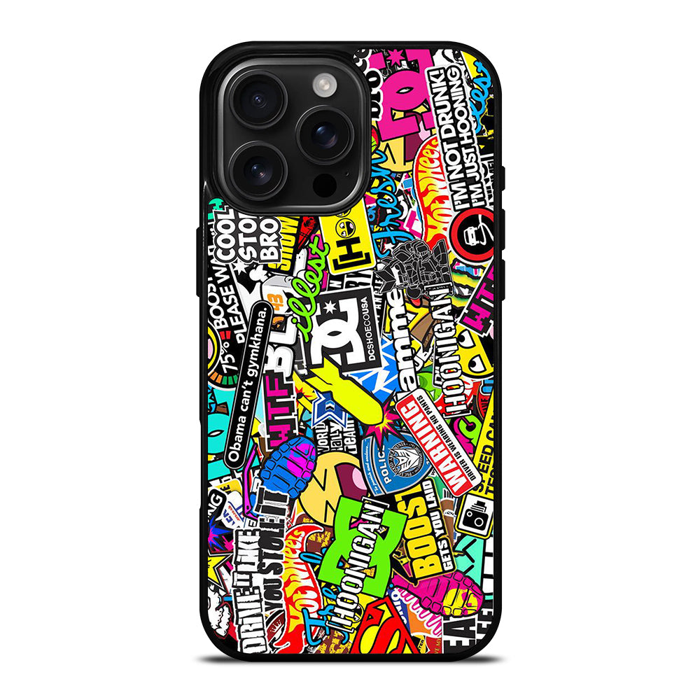 DC STICKER BOMB 1 iPhone Case Cover