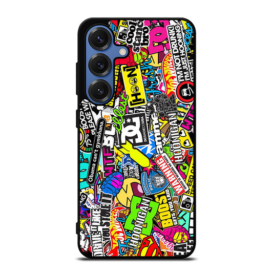 DC STICKER BOMB 1 Samsung Galaxy Case Cover