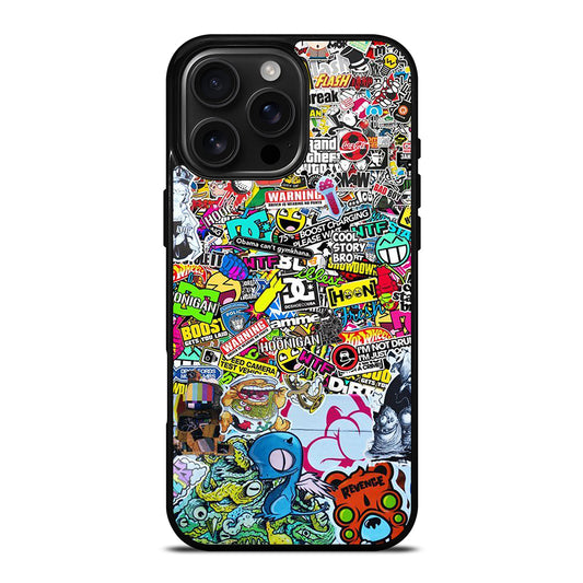 DC STICKER BOMB 2 iPhone Case Cover