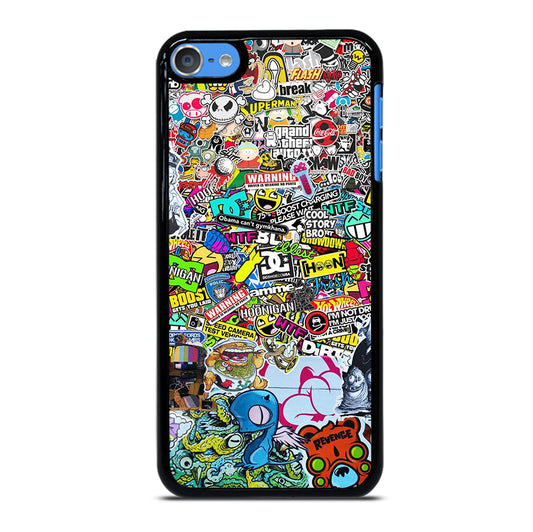 DC STICKER BOMB 2 iPod Touch Case Cover