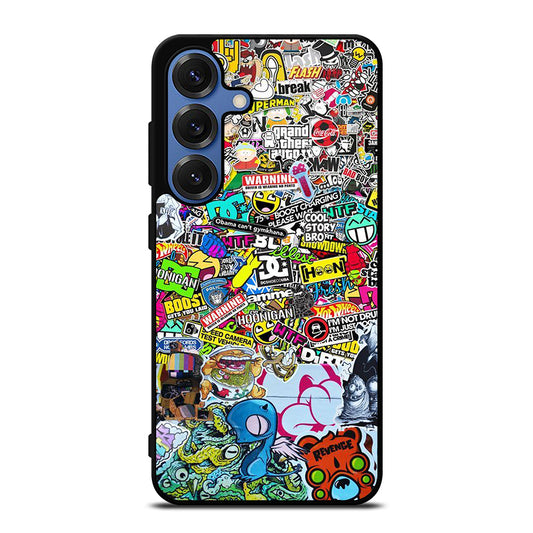 DC STICKER BOMB 2 Samsung Galaxy Case Cover