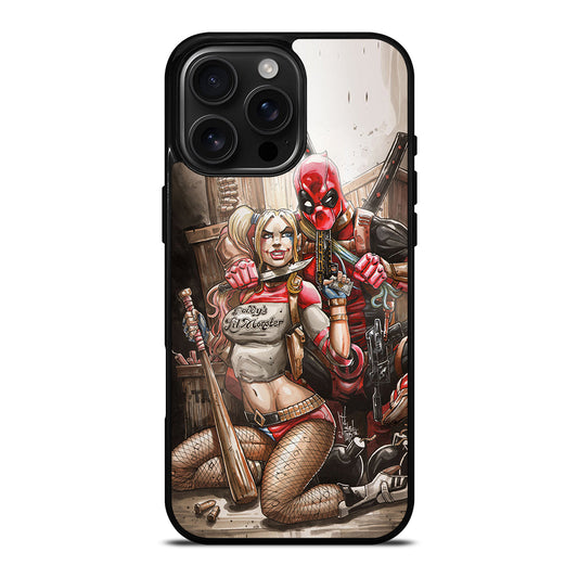 DEADPOOL HARLEY QUINN 2 iPhone Case Cover
