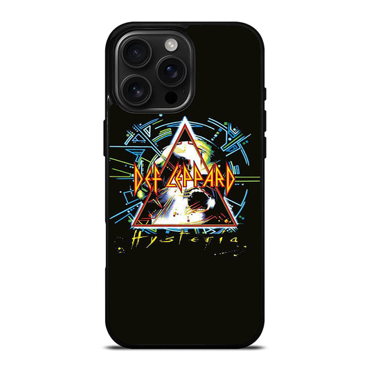 DEF LEPPARD BLACK LOGO iPhone Case Cover