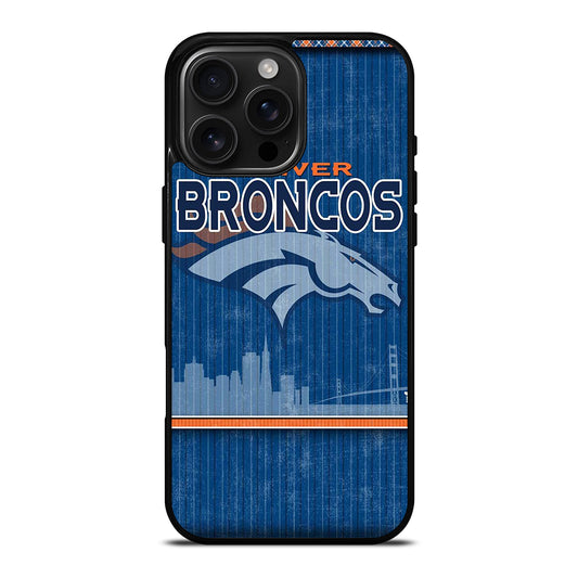 DENVER BRONCOS SKYLINE iPhone Case Cover