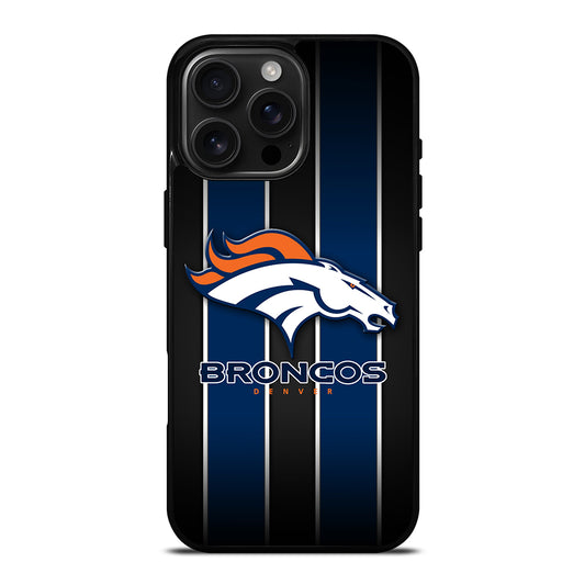 DENVER BRONCOS STRIPE LOGO iPhone Case Cover