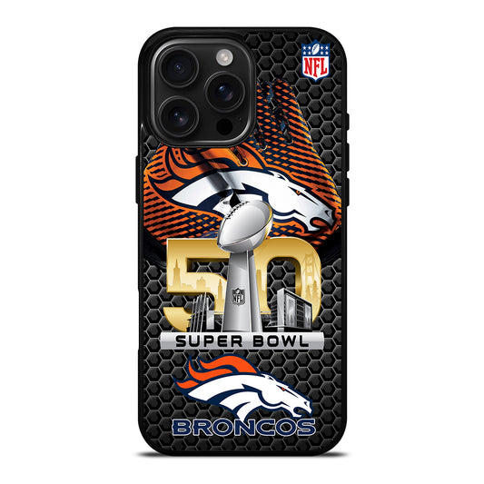 DENVER BRONCOS SUPER BOWL 50 iPhone Case Cover