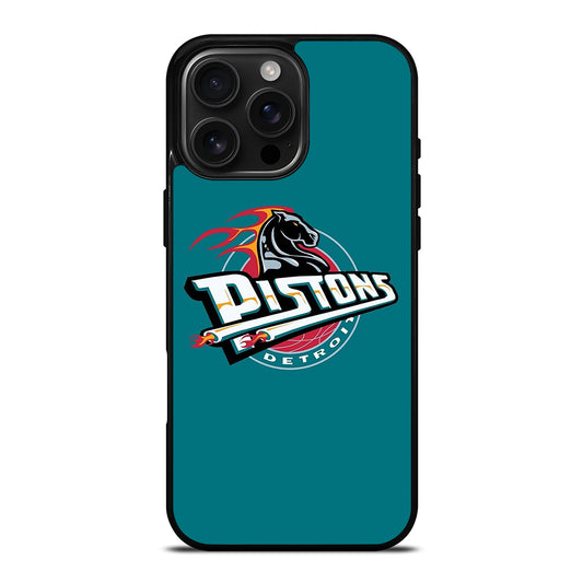 DETROIT PISTONS LOGO BASKETBALL iPhone Case Cover