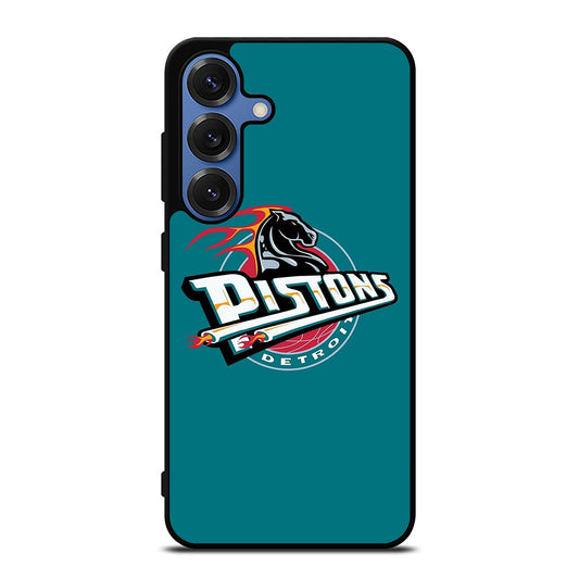 DETROIT PISTONS LOGO BASKETBALL Samsung Galaxy Case Cover