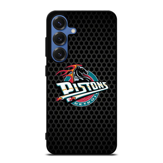 DETROIT PISTONS METAL LOGO Samsung Galaxy Case Cover