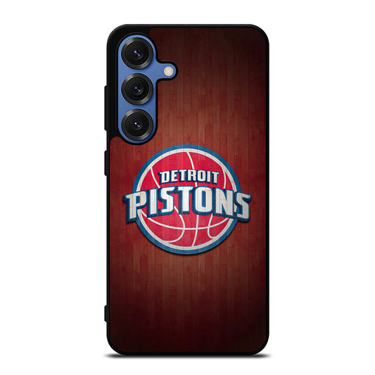 DETROIT PISTONS WOODEN LOGO Samsung Galaxy Case Cover