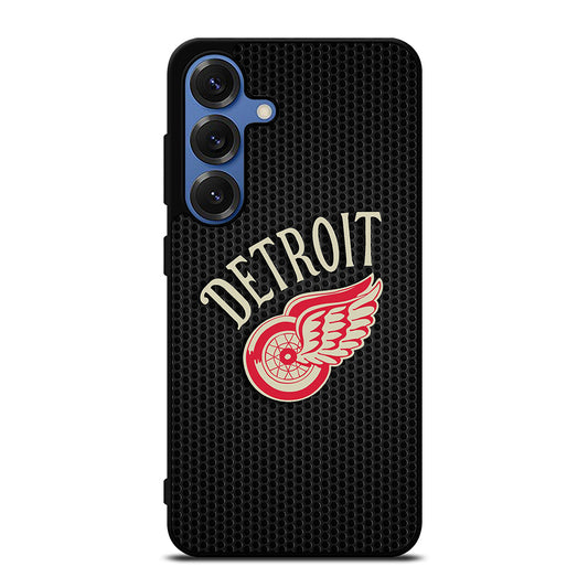 DETROIT RED WINGS METAL LOGO Samsung Galaxy Case Cover