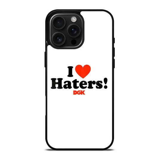 DGK I LOVE HATERS ICON iPhone Case Cover