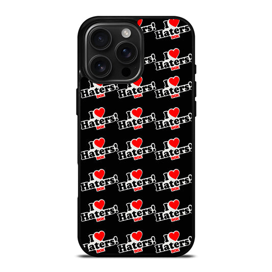 DGK I LOVE HATERS PATTERN iPhone Case Cover