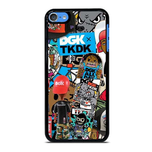DGK SKATEBOARDING COLLAGE iPod Touch Case Cover