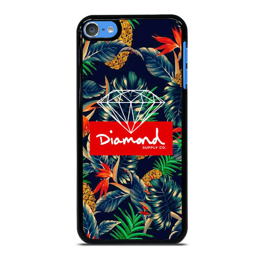 DIAMOND SUPPLY CO FLORAL LOGO iPod Touch Case Cover