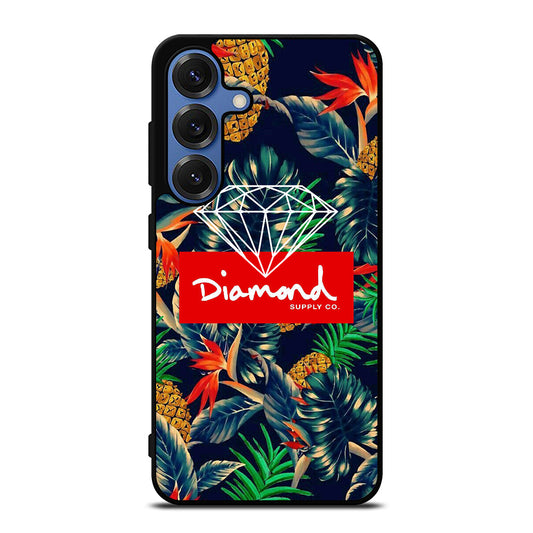DIAMOND SUPPLY CO FLORAL LOGO Samsung Galaxy Case Cover