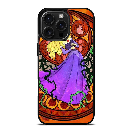 DISNEY SLEEPING BEAUTY STAINED GLASS iPhone Case Cover