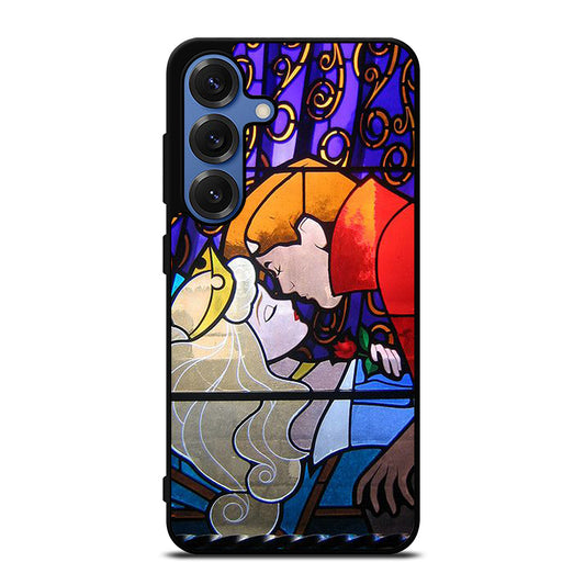DISNEY SLEEPING BEAUTY STAINED GLASS 2 Samsung Galaxy Case Cover