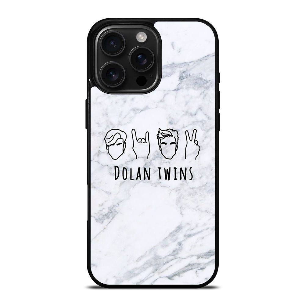 DOLAN TWINS MARBLE LOGO iPhone Case Cover