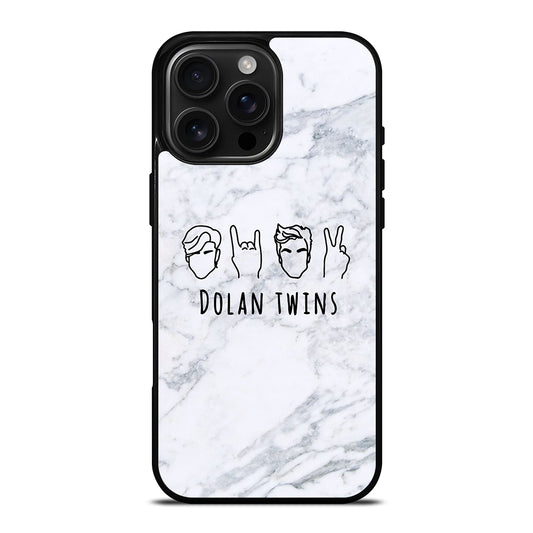 DOLAN TWINS MARBLE LOGO iPhone Case Cover