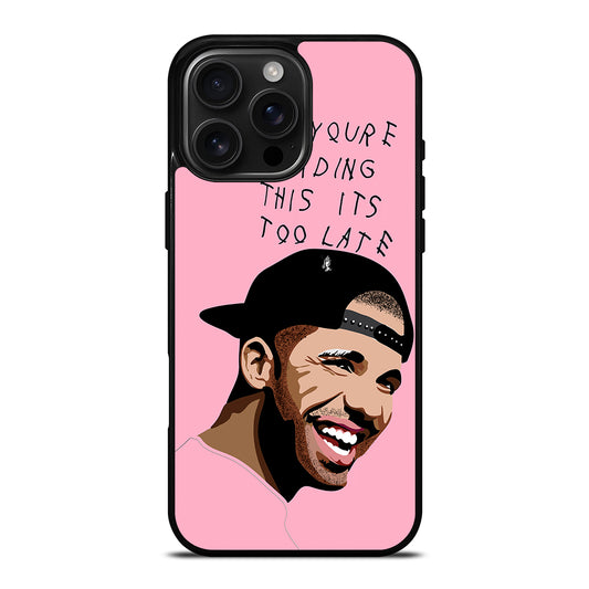DRAKE RAPPER PINK iPhone Case Cover