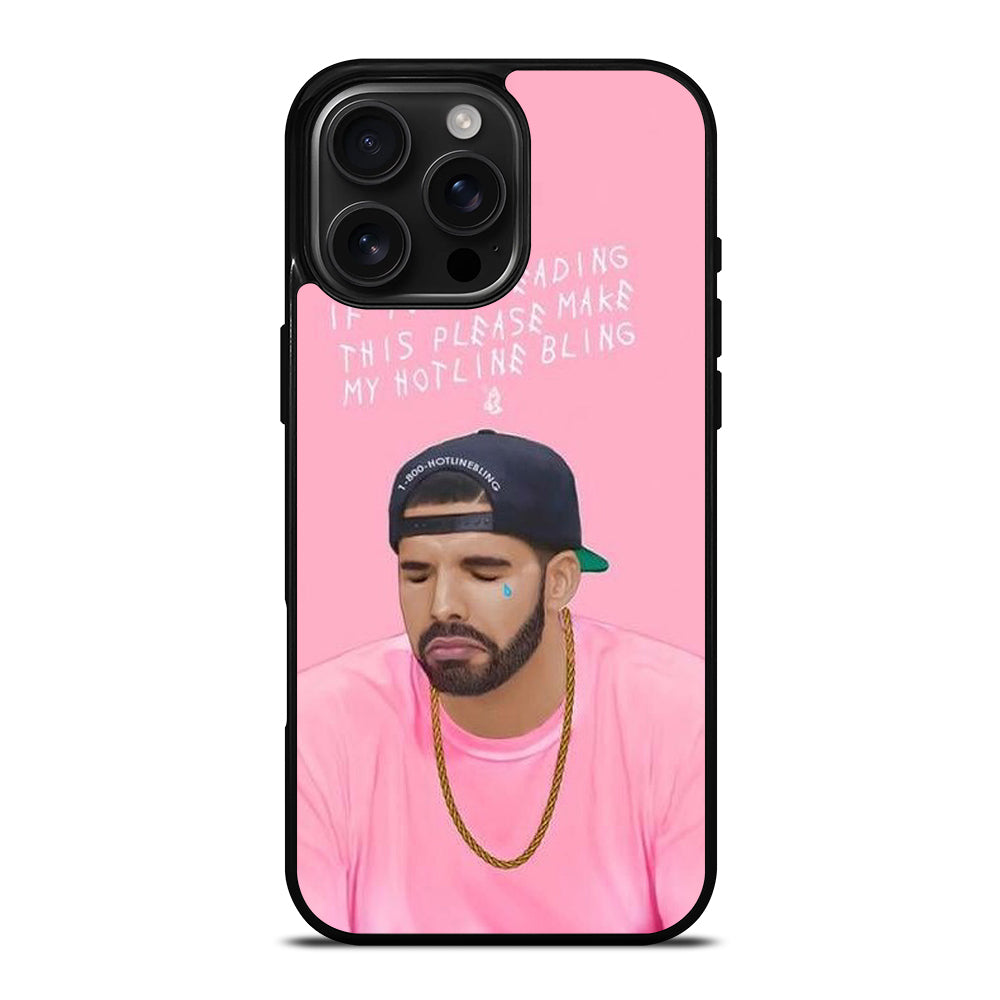 DRAKE RAPPER PINK BLINK iPhone Case Cover