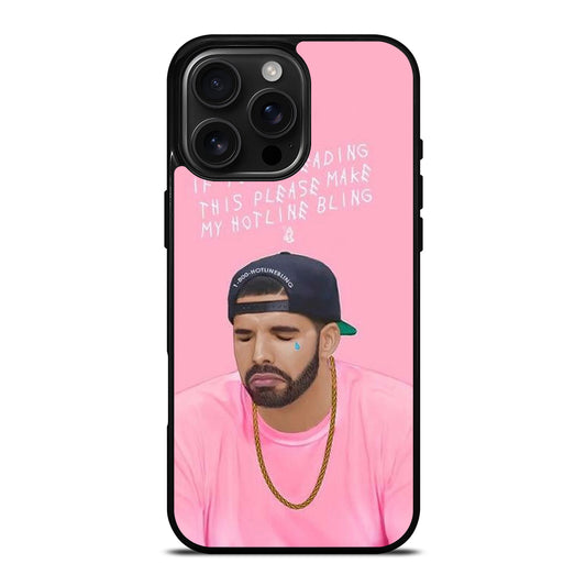 DRAKE RAPPER PINK BLINK iPhone Case Cover