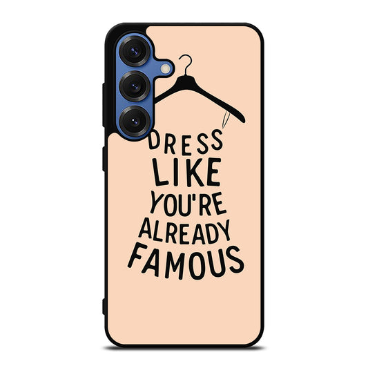 DRESS FAMOUS QUOTES Samsung Galaxy Case Cover