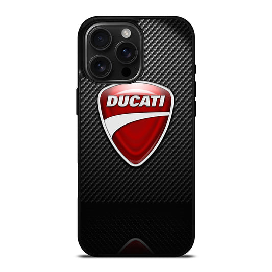 DUCATI CARBON LOGO iPhone Case Cover