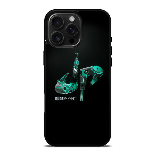 DUDE PERFECT BLACK LOGO iPhone Case Cover