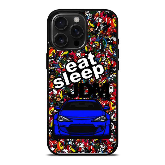EAT SLEEP JDM CAR iPhone Case Cover