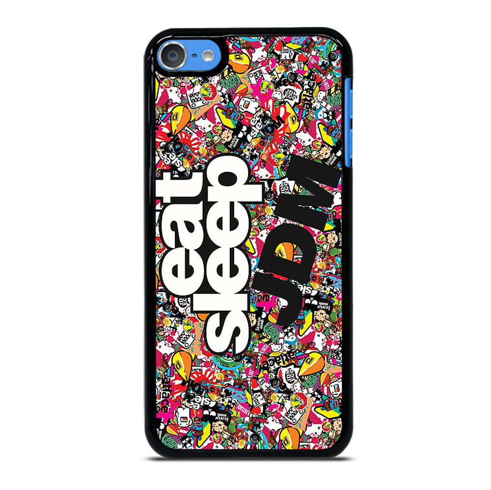 EAT SLEEP JDM STICKER BOMB iPod Touch Case Cover
