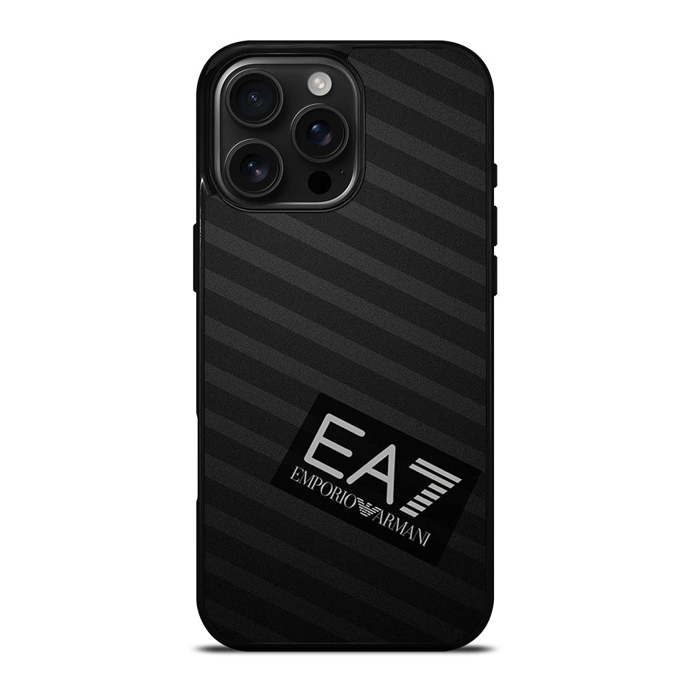 EMPORIO ARMANI STRIPE LOGO iPhone Case Cover