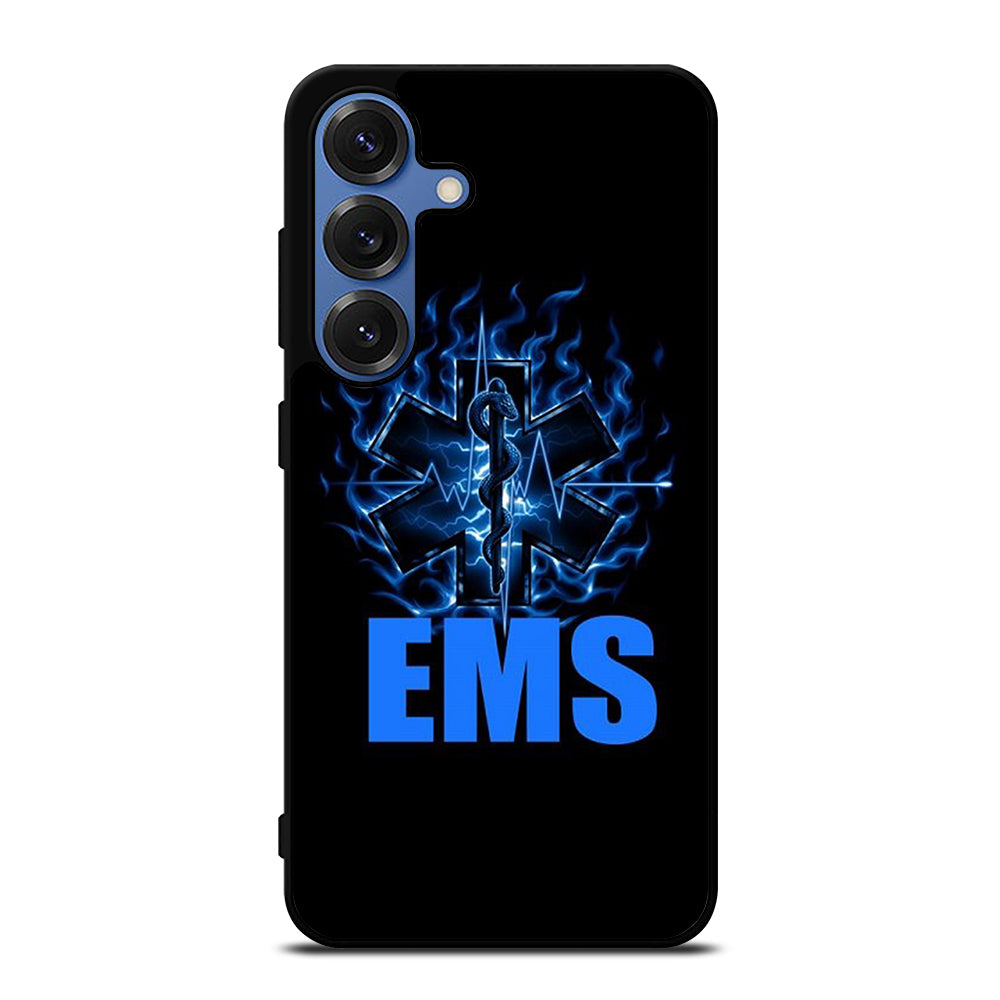 EMT EMS MEDICAL BLACK LOGO Samsung Galaxy Case Cover