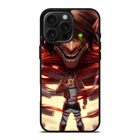 EREN YEAGER ATTACK ON TITAN ART iPhone Case Cover
