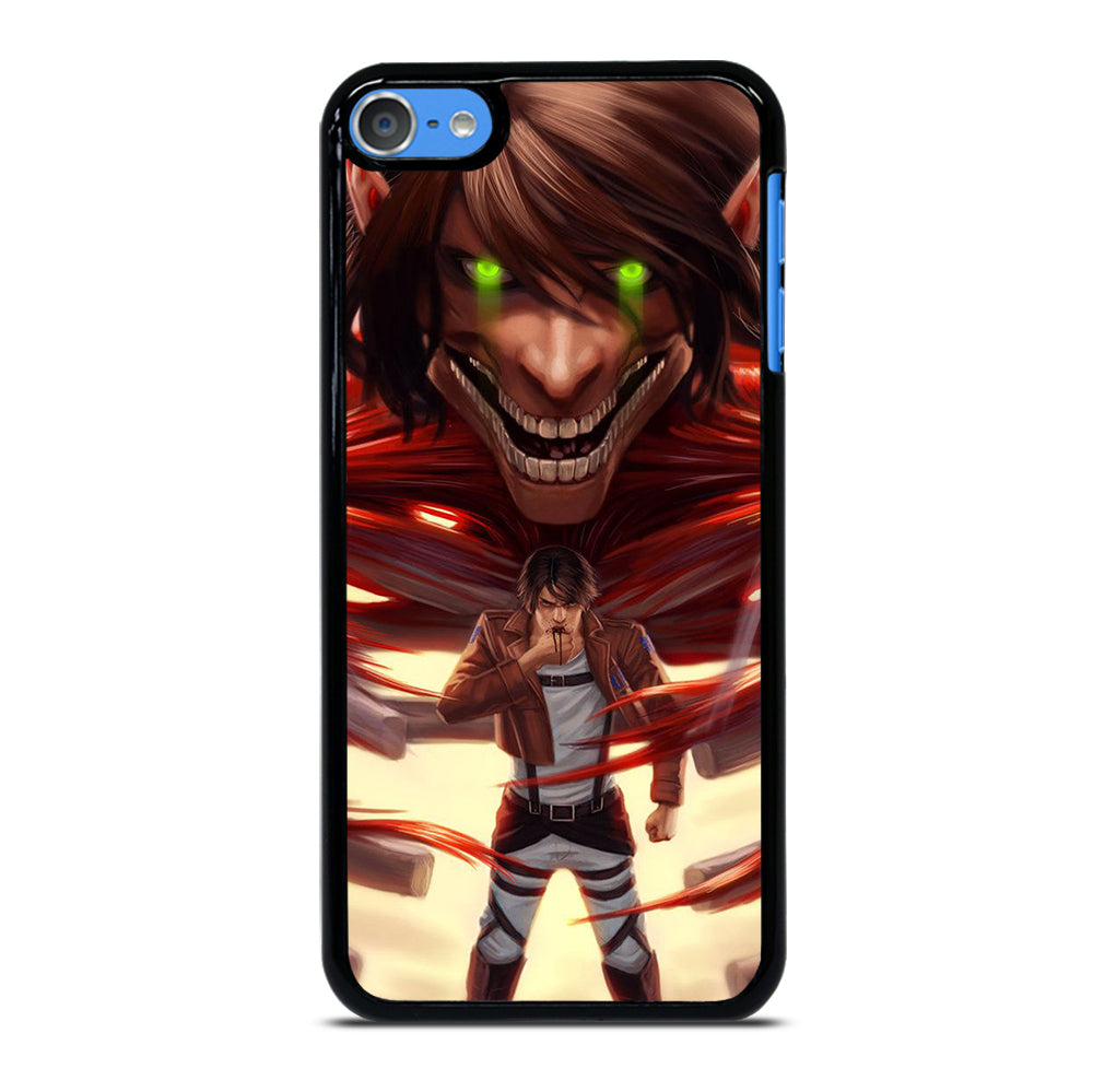 EREN YEAGER ATTACK ON TITAN ART iPod Touch Case Cover