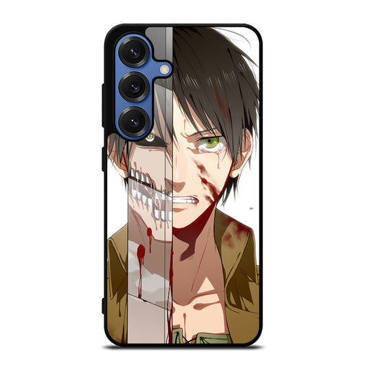 EREN YEAGER FACE ATTACK ON TITAN Samsung Galaxy Case Cover