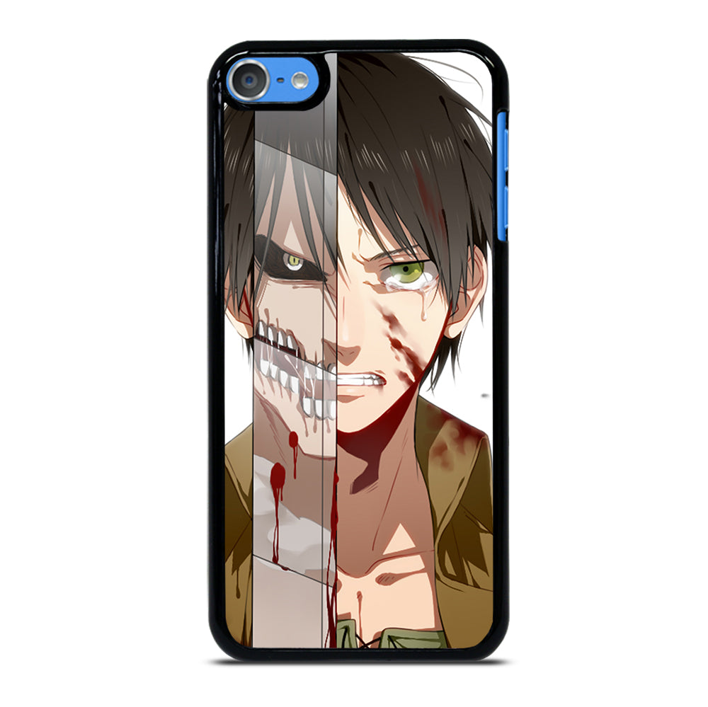 EREN YEAGER FACE ATTACK ON TITAN iPod Touch Case Cover