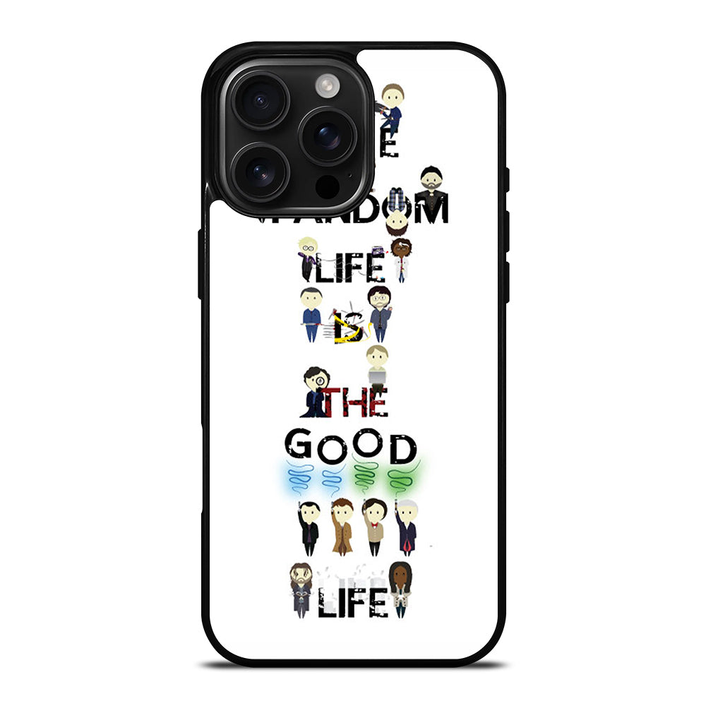 FANDOM LIFE QUOTE iPhone Case Cover