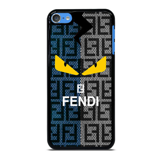 FENDI ROMA BLUE GRAY PATTERN iPod Touch Case Cover