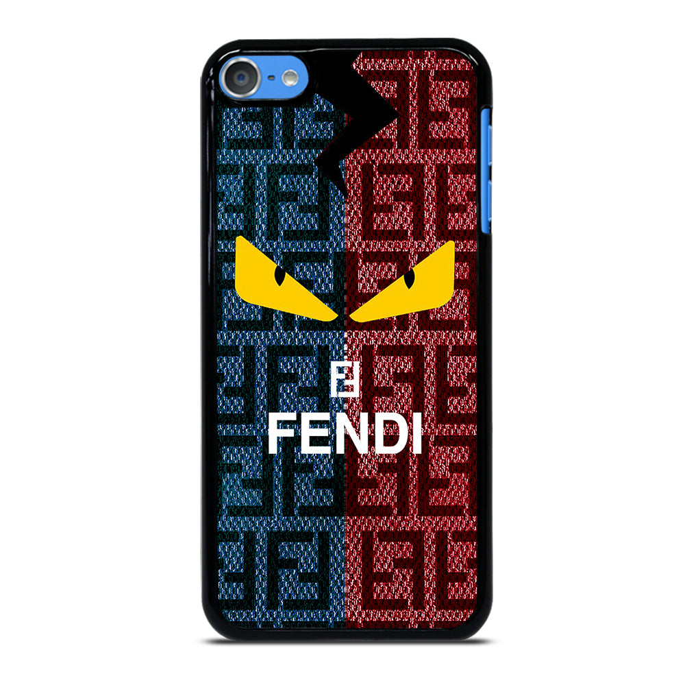 FENDI ROMA BLUE RED PATTERN iPod Touch Case Cover