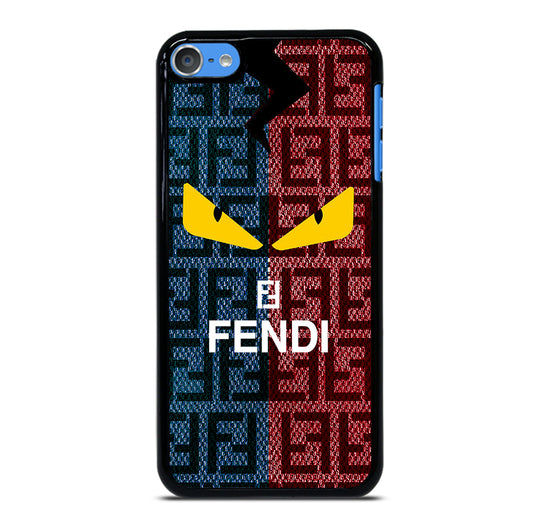 FENDI ROMA BLUE RED PATTERN iPod Touch Case Cover