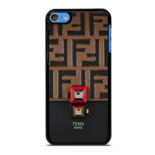 FENDI ROMA BROWN PATTERN iPod Touch Case Cover