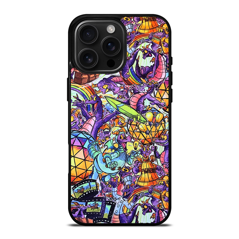 FIGMENT EPCOT DISNEY COLLAGE iPhone Case Cover