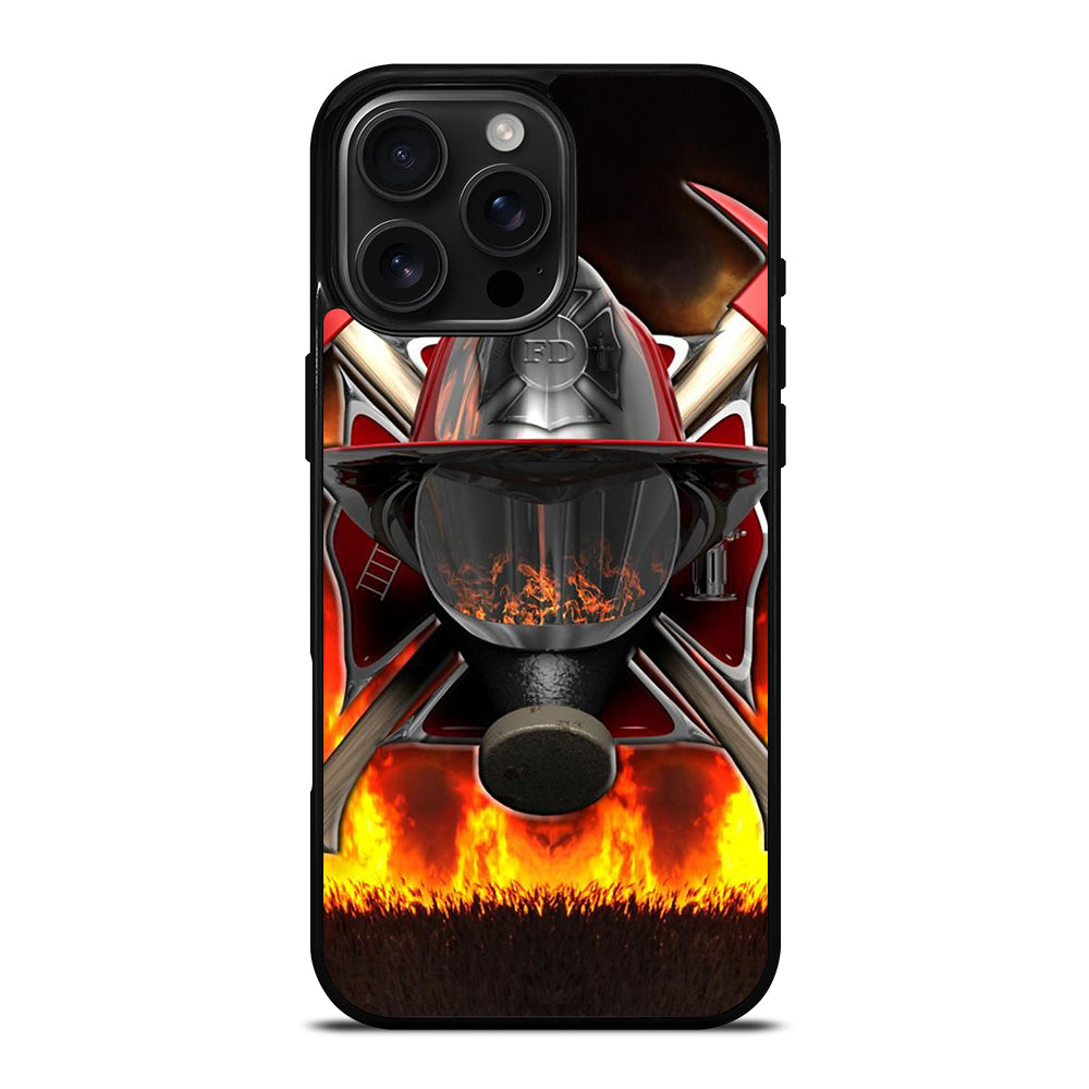 FIREFIGHTER FIREMAN HELMET iPhone Case Cover