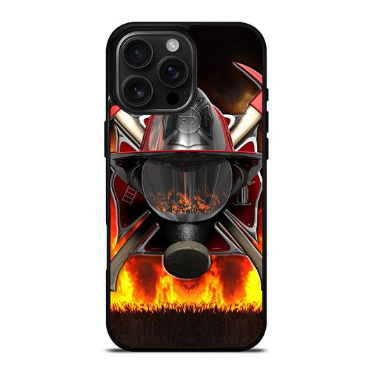 FIREFIGHTER FIREMAN HELMET iPhone Case Cover