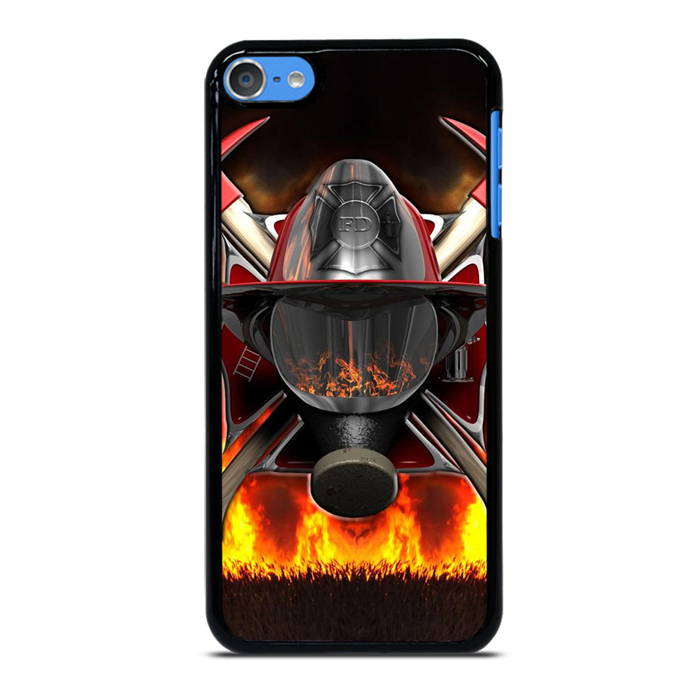 FIREFIGHTER FIREMAN HELMET iPod Touch Case Cover