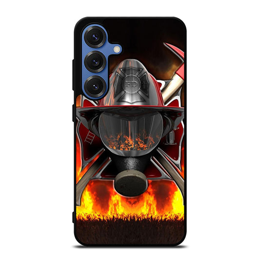 FIREFIGHTER FIREMAN HELMET Samsung Galaxy Case Cover