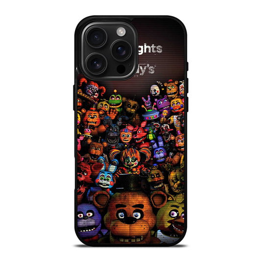 FIVE NIGHTS AT FREDDY'S FNAF ALL CHARACTER iPhone Case Cover
